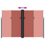 Tenda da Sole Laterale Retrattile Terracotta 220x1200 cm