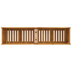 Fioriera Giardino con Rivestimento 153x38,5x50 Massello Acacia