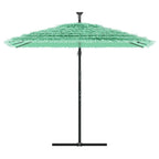 Ombrellone Giardino con Palo in Acciaio Verde 246x246x230 cm