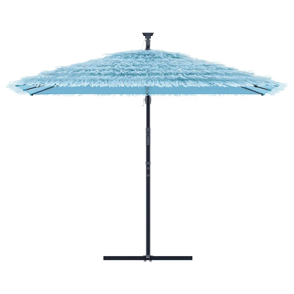 Ombrellone Giardino con Palo in Acciaio Blu 290x290x238 cm