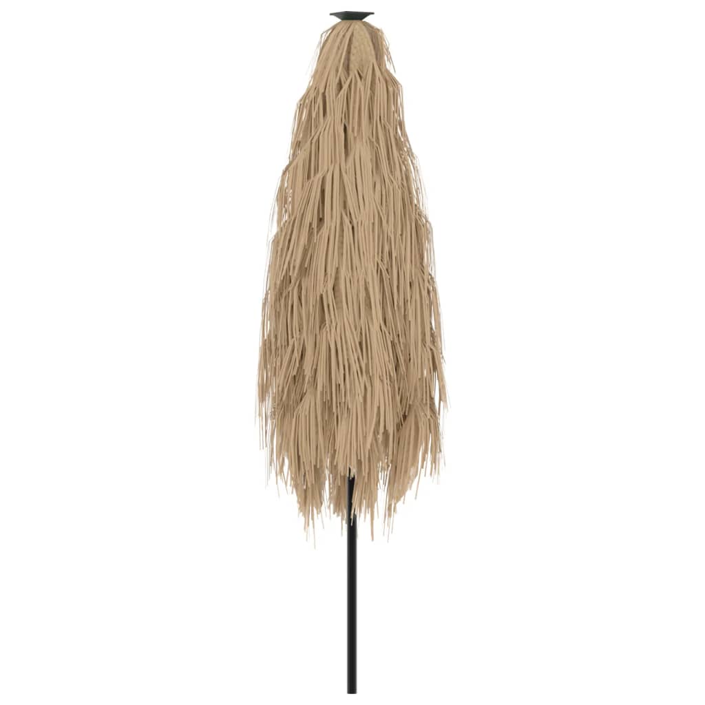 Ombrellone Giardino con Palo in Acciaio Marrone 300x200x250 cm