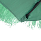Ombrellone Giardino con Palo in Acciaio Verde 324x324x247 cm