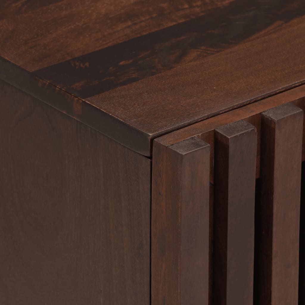 Comodini 2pz 40x34x46 cm in Legno Massello di Mango