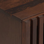 Comodini 2pz 40x34x46 cm in Legno Massello di Mango
