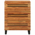 Credenza 60x34x75 cm in Legno Massello di Acacia