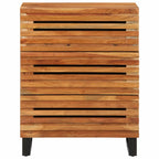 Credenza 60x34x75 cm in Legno Massello di Acacia