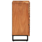 Credenza 60x34x75 cm in Legno Massello di Acacia