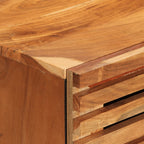 Credenza 60x34x75 cm in Legno Massello di Acacia