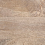 Credenza Bianca 60x34x75 cm in Legno Massello di Mango