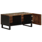Tavolino da Salotto 80x51x40 cm in Legno Massello di Acacia