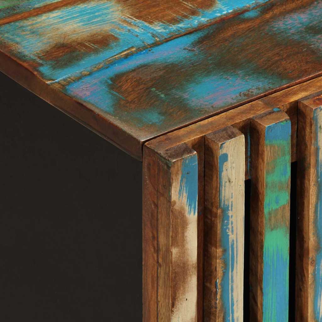 Tavolino da Salotto 80x51x40 cm in Legno Massello di Acacia