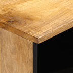 Comodini 2pz 40x34x46 cm in Legno Massello di Mango