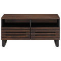 Tavolino da Salotto Marrone 80x55x40 cm Legno Massello di Mango