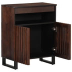 Credenza Marrone 60x34x75 cm in Legno Massello di Mango