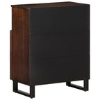 Credenza Marrone 60x34x75 cm in Legno Massello di Mango