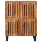 Credenza 60x34x75 cm in Legno Massello di Acacia