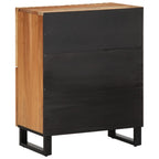 Credenza 60x34x75 cm in Legno Massello di Acacia