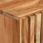 Credenza 60x34x75 cm in Legno Massello di Acacia