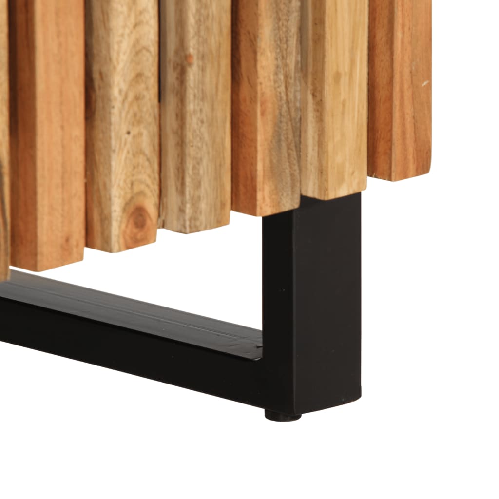 Credenza 60x34x75 cm in Legno Massello di Acacia