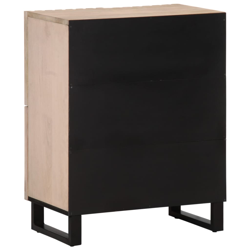 Credenza 60x34x75 cm in Legno Massello di Mango