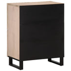 Credenza 60x34x75 cm in Legno Massello di Mango