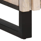 Credenza 60x34x75 cm in Legno Massello di Mango