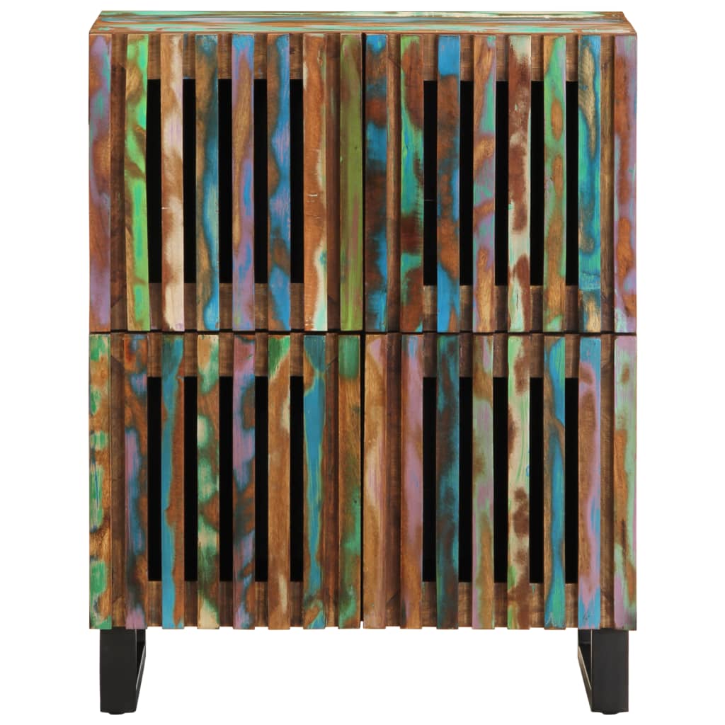 Credenza 60x34x75 cm in Legno Massello di Acacia