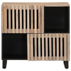 Credenza 80x34x75 cm in Legno Massello di Mango