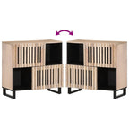 Credenza 80x34x75 cm in Legno Massello di Mango
