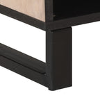 Credenza 80x34x75 cm in Legno Massello di Mango