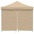 Tendone per Feste Pieghevole Pop-Up con 4 Pareti Beige