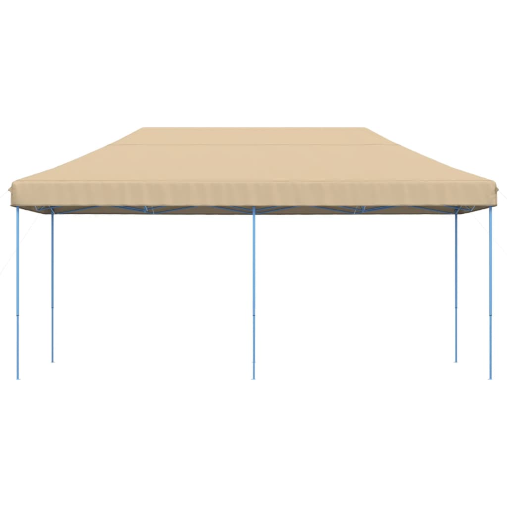 Tenda da Festa Pieghevole Pop-Up Beige 580x292x315 cm