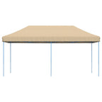 Tenda da Festa Pieghevole Pop-Up Beige 580x292x315 cm