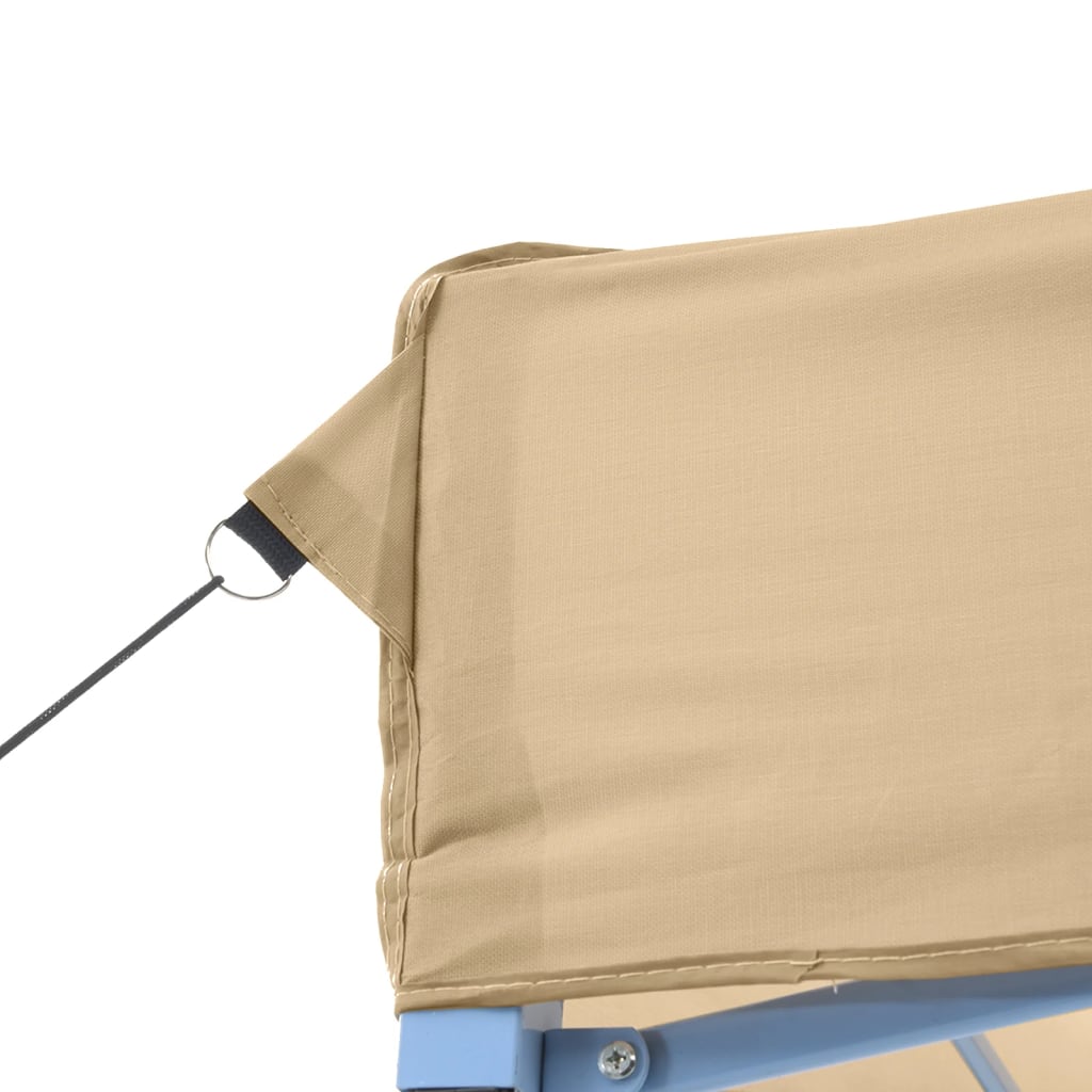 Tenda da Festa Pieghevole Pop-Up Beige 580x292x315 cm