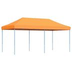 Tenda da Festa Pieghevole Pop-Up Arancione 580x292x315 cm