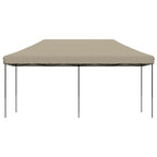Tenda da Festa Pieghevole Pop-Up Tortora 580x292x315 cm