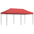 Tenda da Festa Pieghevole Pop-Up Bordò 580x292x315 cm