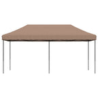 Tenda da Festa Pieghevole Pop-Up Tortora 580x292x315 cm