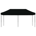 Tenda da Festa Pieghevole Pop-Up Nero 580x292x315 cm