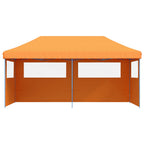 Tendone per Feste Pieghevole Pop-Up con 3 Pareti Arancione