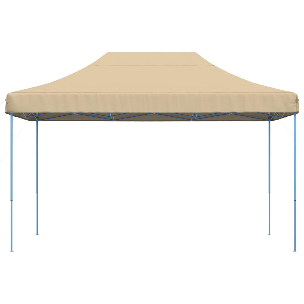 Tenda da Festa Pieghevole Pop-Up Beige 440x292x315 cm