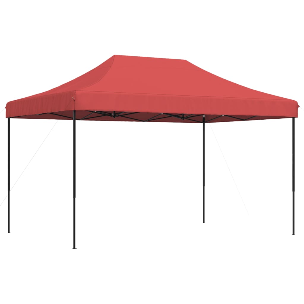 Tenda da Festa Pieghevole Pop-Up Bordò 440x292x315 cm
