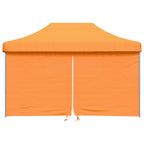 Tendone per Feste Pieghevole Pop-Up con 4 Pareti Arancione