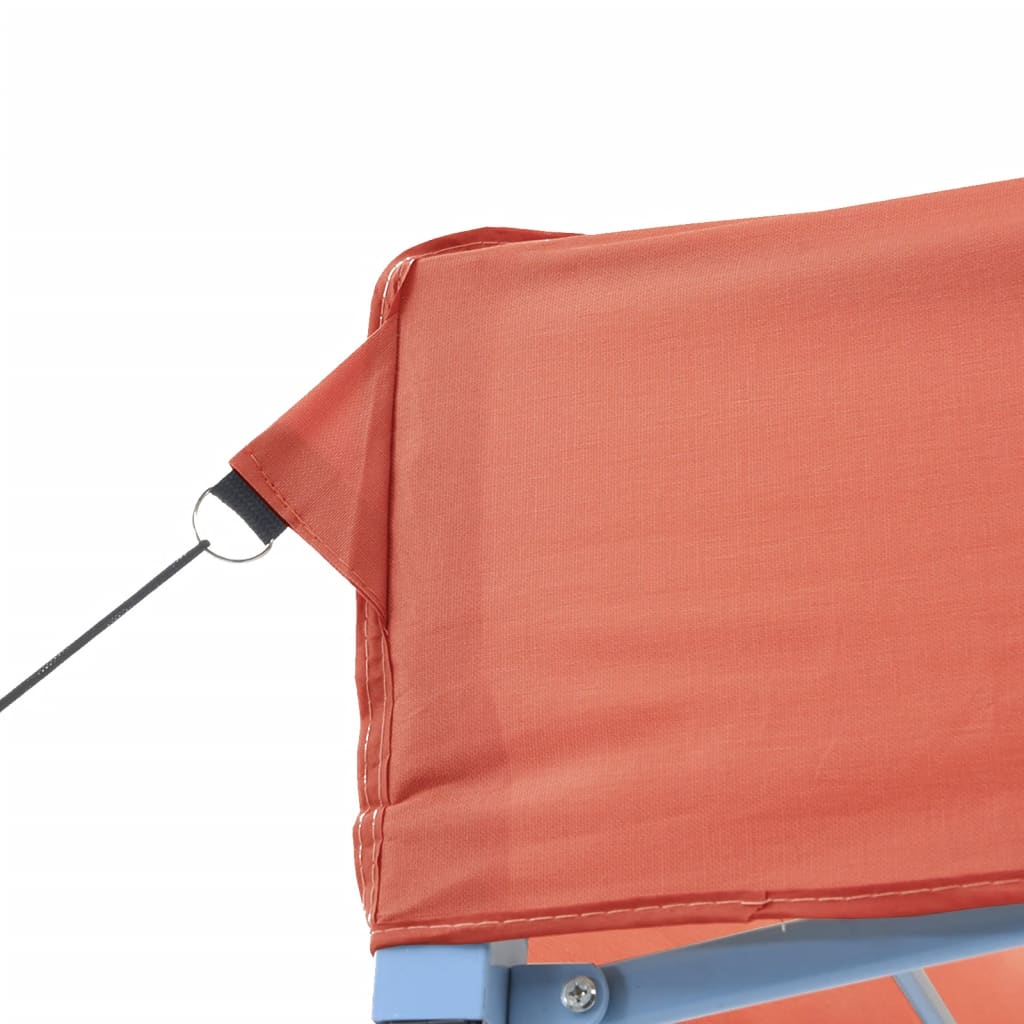 Tenda da Festa Pieghevole Pop-Up Terracotta 200x200x306 cm