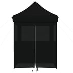 Tendone per Feste Pieghevole Pop-Up con 4 Pareti Nero
