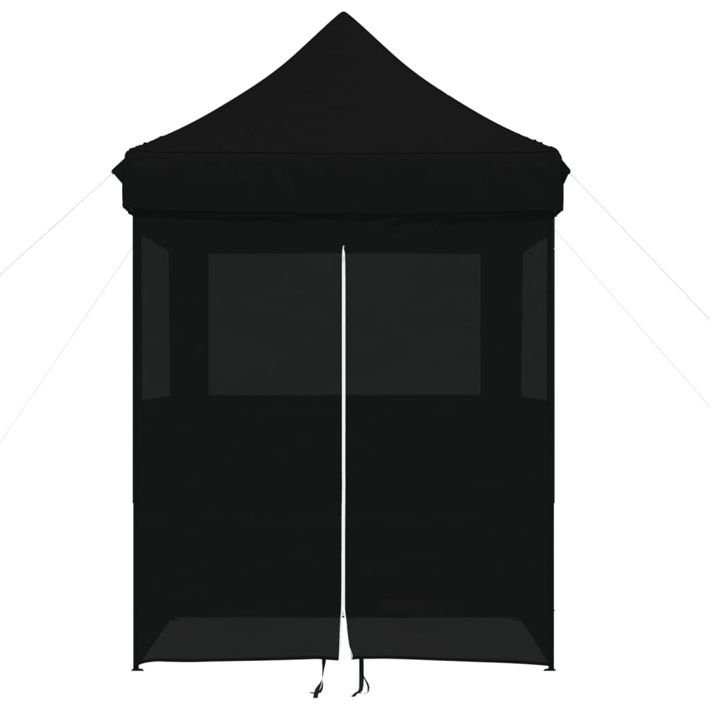 Tendone per Feste Pieghevole Pop-Up con 4 Pareti Nero