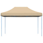 Tenda da Festa Pieghevole Pop-Up Beige 410x279x315 cm
