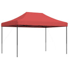 Tenda da Festa Pieghevole Pop-Up Bordò 410x279x315 cm