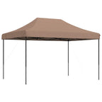 Tenda da Festa Pieghevole Pop-Up Marrone 410x279x315 cm