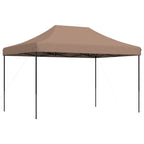 Tenda da Festa Pieghevole Pop-Up Marrone 410x279x315 cm